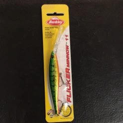 Gunarama Berkley Flicker Shad’s Berkley Flicker Minnow 11 (Slick Fire Tiger)