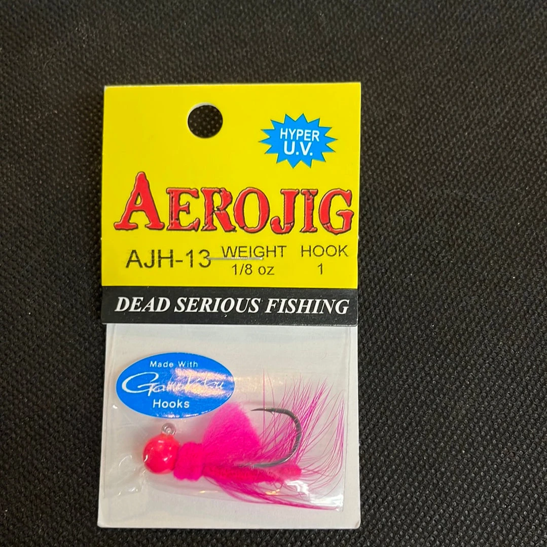 Superfly Flies Aerojig 1/8oz Pink 1 Superfly Flies Aerojig 1/8oz Pink