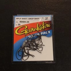 Gunarama Hooks And Sinkers Gamakatsu Split Shot/ Drop Shot (size 2) 25pk