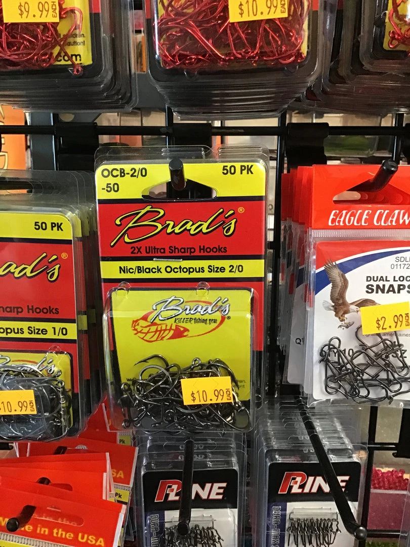 Gunarama Brads Nic/blk Octopus Size 2/0 1 Gunarama Brads Nic/blk Octopus Size 2/0