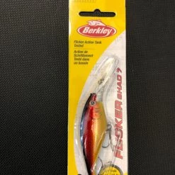Gunarama Berkley Flicker Shad 7 Black Gold Sunset