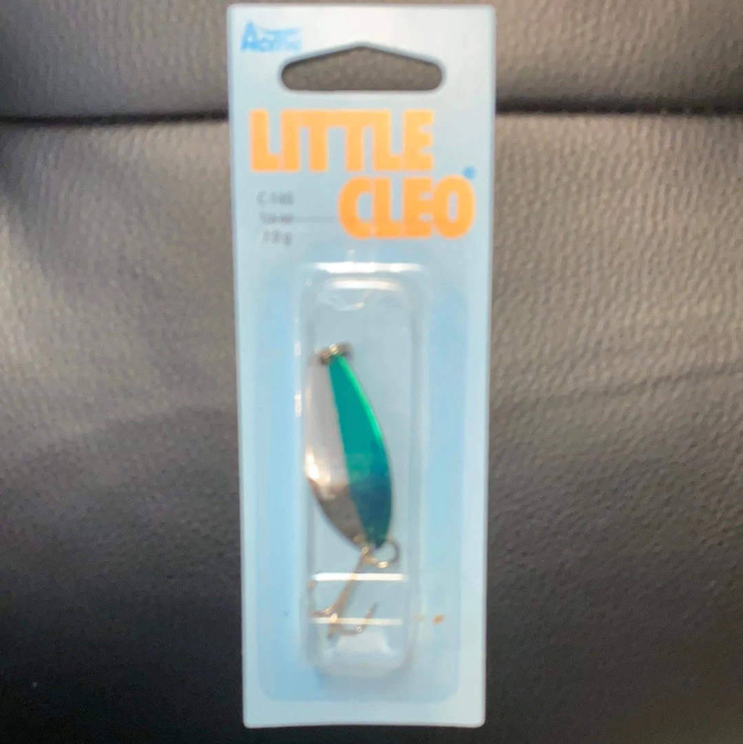Gunarama Little Cleo 1/4oz Nickel Green Trolling Spoons 1 Gunarama Little Cleo 1/4oz Nickel Green Trolling Spoons