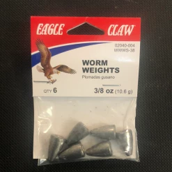 Gunarama Eagle Claw 3/8oz Worm Weights