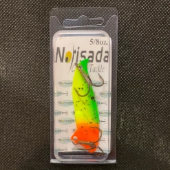 Gunarama Norisada Blade Bait 5/8oz Fire Tiger Walleye Lures