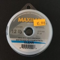 Gunarama Fishing Line Maxima 12lb Clear