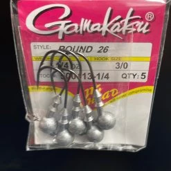 Superfly Flies Gamakatsu Round Jig Head 1/4oz Hooks And Sinkers