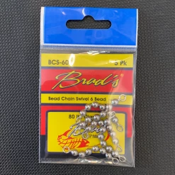 Gunarama Brads Bead Chain Swivel 6 Bead Hooks And Sinkers