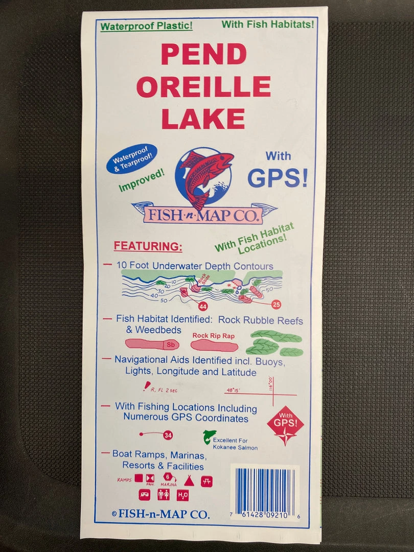 Gunarama Pend Oreille Lake Map 1 Gunarama Pend Oreille Lake Map