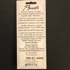 Gunarama Brads “Moon Pink” Kokanee Dodger Dodgers