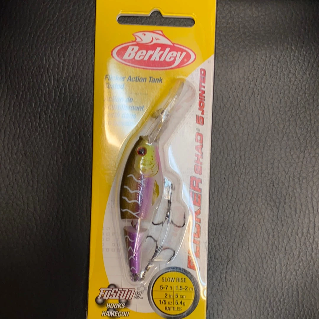 Gunarama Berkley Flicker Shad Size 5 Purple Tiger Berkley Flicker Shad’s 1 Gunarama Berkley Flicker Shad Size 5 Purple Tiger Berkley Flicker Shad’s
