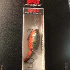 Gunarama Rapala Shad Rap Red Crawdad JSR-7