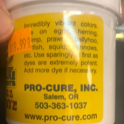 Gunarama Scents And Cures Pro Cure Bad Ass Bait Dye (deep Purple)