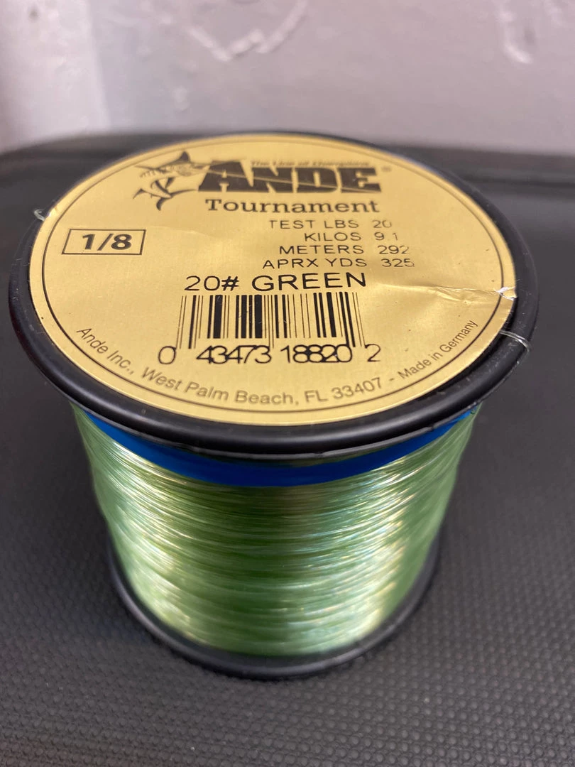 Ande Tournament 20# 1/8 Roll 1 Ande Tournament 20# 1/8 Roll