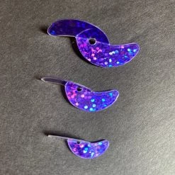 Superfly Flies Purple Spinner Blades 7 Superfly Flies Purple Spinner Blades