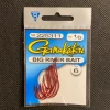 Gunarama Gamakatsu 1/0 Big River Bait (Red) Hooks And Sinkers