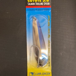 Gunarama Coyote 5.0 Nickel & Neon Blue Trolling Spoons