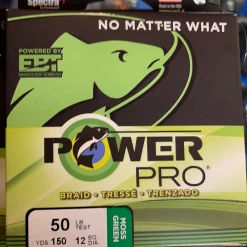 Superfly Flies Power Pro 50lb 150yds Moss Green Fishing Line