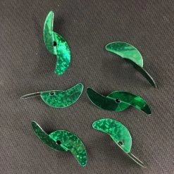 Superfly Flies Green Spinner Blades
