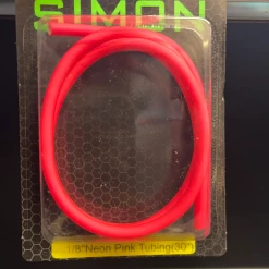 Big Rock Simon 1/8” Neon Pink Tubing Hooks And Sinkers