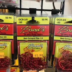 Gunarama Brads Red Octopus Size 3/0