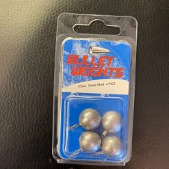 Gunarama Bullet Weights 1/2oz Drop Shot Hooks And Sinkers
