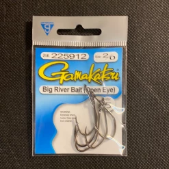 Superfly Flies Gamakatsu 2/0 Open Eye Big River Bait (Black)