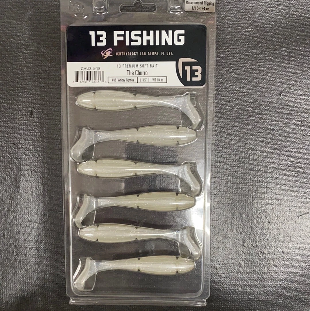Gunarama 13 Fishing 3.5" Whitey Tighties 2 Gunarama 13 Fishing 3.5" Whitey Tighties