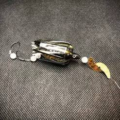 Superfly Flies 113. 2” Gold N Black 2" Fly Rigged