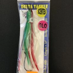 Gunarama Delta Tackle 4.0 Rigged Squid (Army Glow) Soft Baits