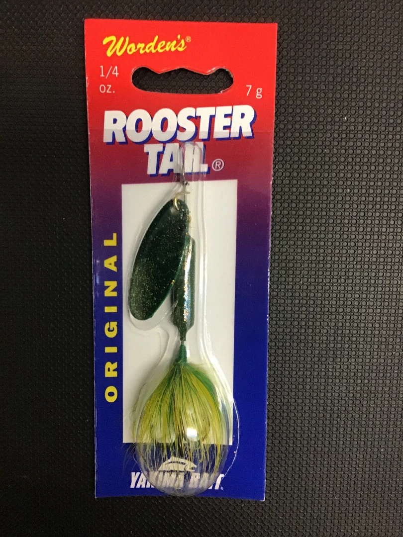 Gunarama Rooster Tail 1/4oz (Glitter Frog) Spinners 1 Gunarama Rooster Tail 1/4oz (Glitter Frog) Spinners