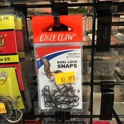 Gunarama Hooks And Sinkers Eagle Claw Dual Lock Snaps Size 4