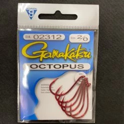 Gunarama Hooks And Sinkers Gamakatsu Octopus Red Size 2/0