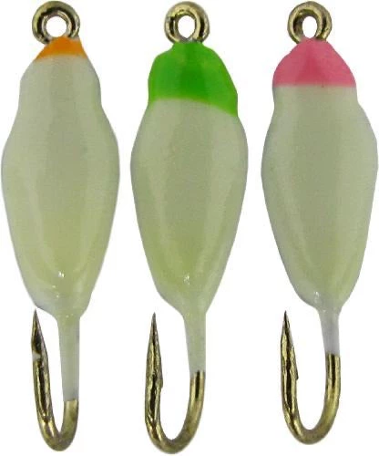 Gunarama HT Force Lures Predator Jig Glow # 8 (3pk) Ice Fishing Tackle 1 Gunarama HT Force Lures Predator Jig Glow # 8 (3pk) Ice Fishing Tackle
