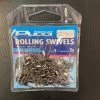 Gunarama Hooks And Sinkers Pucci Rolling Swivels Size 3 Safty Snap 25pk