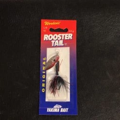 Yakima Bait Rooster Tail 1/8oz Tinsel Black