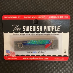 Gunarama Ice Fishing Tackle Swedish Pimple 4 Blue Ice