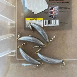 Superfly Flies 2oz Lead Banana Sinker Hooks And Sinkers