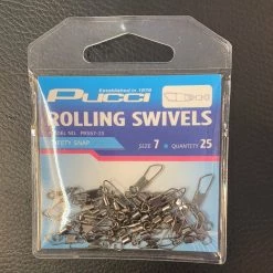 Gunarama Pucci Rolling Swivels Size 7 25pk Hooks And Sinkers