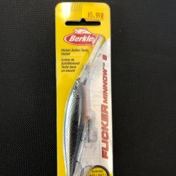 Gunarama Berkley Flicker Shad’s Berkley Flicker Minnow 9 Slick Black Pearl