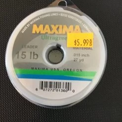 Gunarama Fishing Line Maxima Clear 15lb