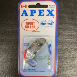 Big Rock Hot Spot Apex Lures Apex 2” Chrome Fish Scale